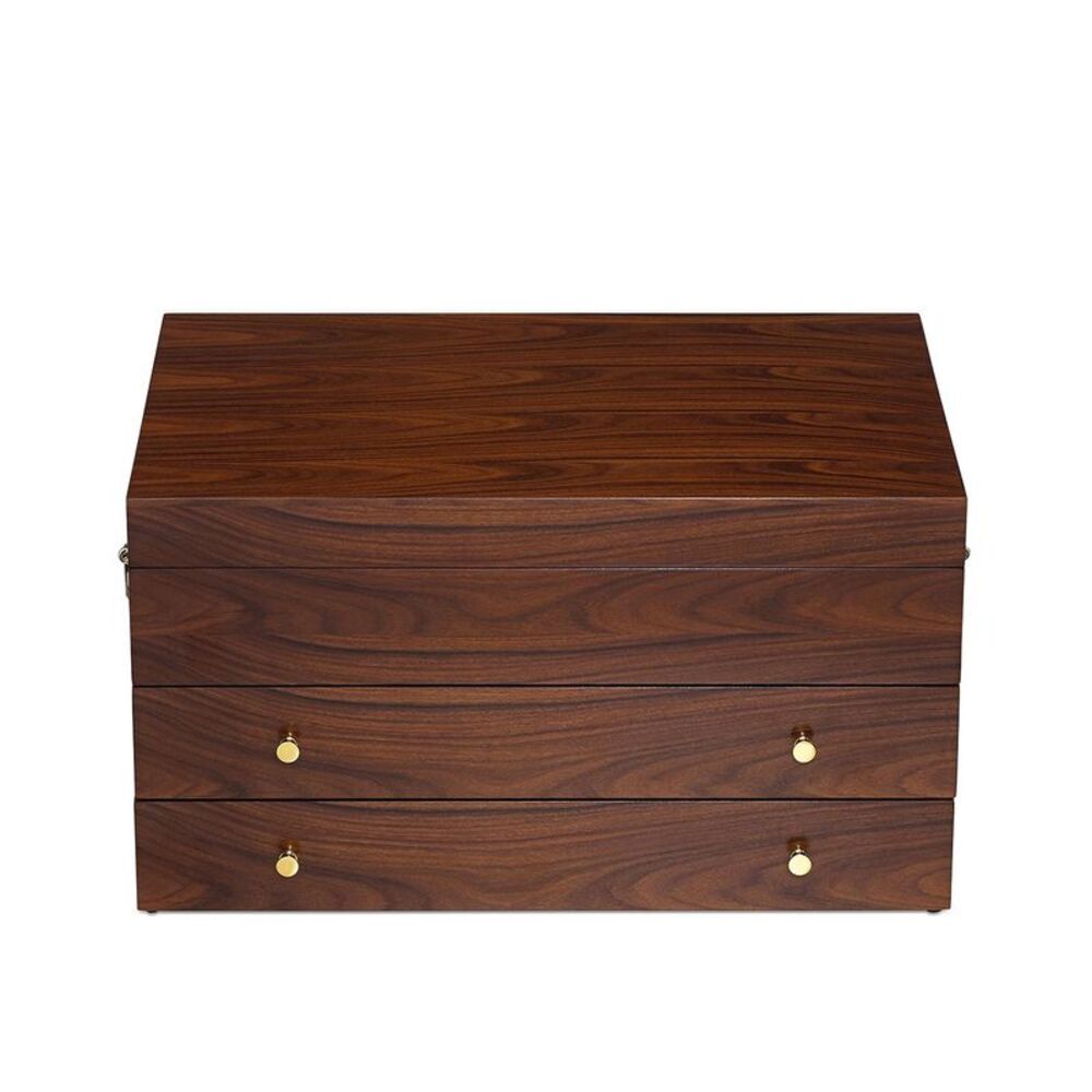 Lenox Rosewood Flatware Chest Brown - NIB $458